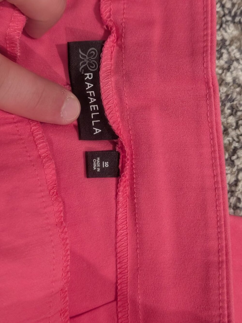 Rafaella Comfort Stretch Pull-On Cropped Capri Pants- Size 10 - Picture 8 of 8